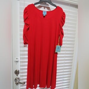 CECE Christmas Red dress NWT